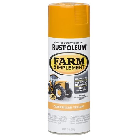 KRUD KUTTER Rust-Oleum Specialty Indoor and Outdoor Gloss Caterpillar Yellow Oil-Based Alkyd Resin Farm & Implem 280140